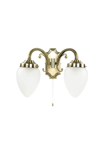 Licht-Erlebnisse Wandlampe (B)32 x (H)26 cm in Bronze