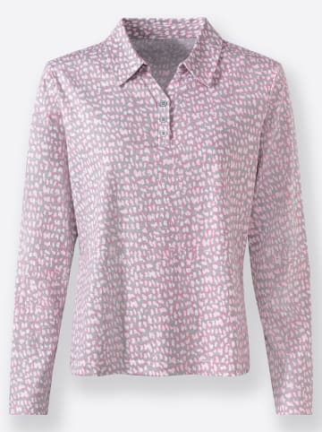 WITT WEIDEN Shirt in hortensie-steingrau-bedruckt