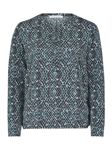 BETTY & CO Casual-Shirt mit verdeckter Verschlussleiste in Mint/Black