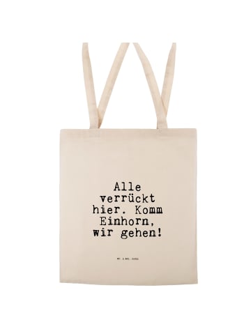 Mr. & Mrs. Panda Laptoptasche Alle verrückt hier. Komm... mit Sp... in Creme