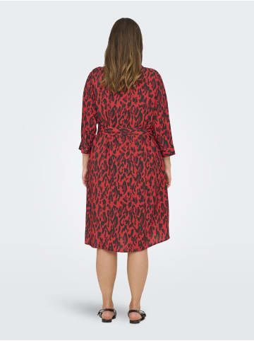 ONLY Carmakoma Kleid in Poppy Red