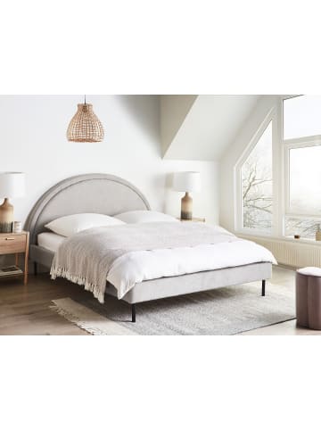 Beliani Doppelbett MARGUT in Grau - (W) 176 x (H) 116 x (L) 214 cm
