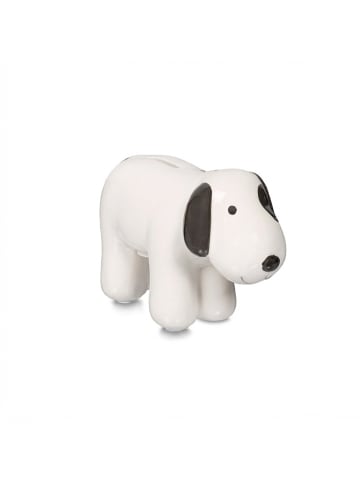 relaxdays 10 x Spardose "Hund" in Schwarz-Weiß - (B)21 x (H)12 x (T)9 cm