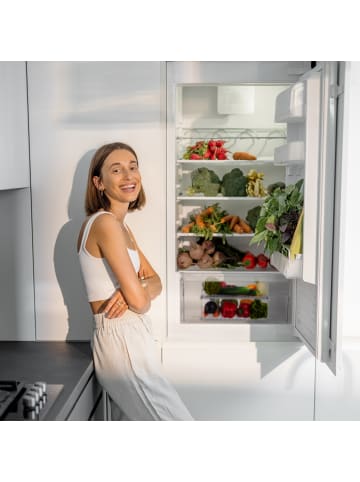 relaxdays 3 x Kühlschrank Organizer in Transparent