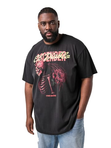 STHUGE Kurzarm T-Shirt in schwarz