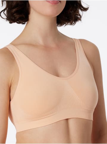 Schiesser Bustier Casual Seamless in peach whip