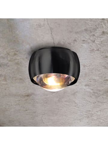 s.LUCE LED Deckenleuchte Beam mit Linse Ø 8cm in Schwarz