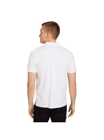 Tom Tailor Poloshirt 1er Pack in Weiß