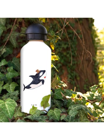 Mr. & Mrs. Panda Trinkflasche Orca Zylinder ohne Spruch in Weiß