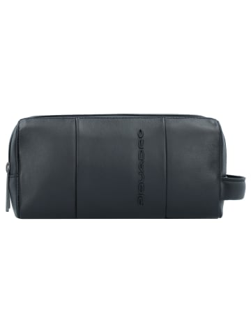 Piquadro Urban Kulturbeutel Leder 23 cm in black