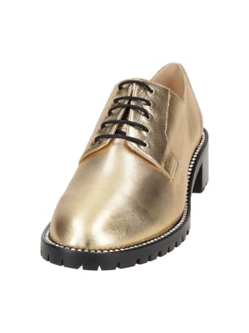 PETER KAISER Elegante Schnürschuhe in Gold