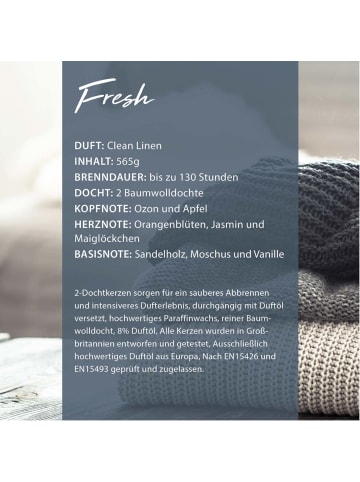 Woodbridge Duftkerze Woodbridge "Clean Linen"