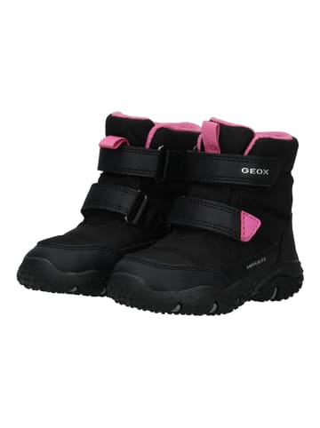 Geox Stiefelette Schwarz/Pink