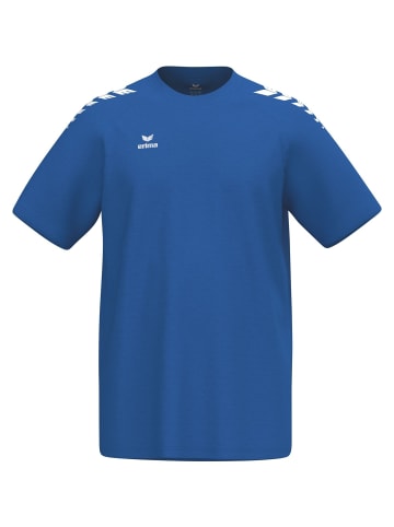 erima Unisex Erwachsene, Erwachsene T-Shirt in new royal/weiss