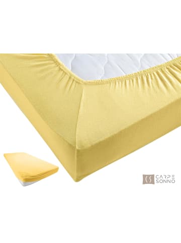 Carpe Sonno Jersey Spannbettlaken in Gelb