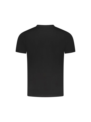 cavalli CLASS Schwarzes Baumwoll-T-Shirt