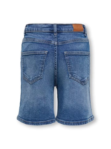 KIDS ONLY High Waist Kogjuicy Denim Jeans-Shorts in medium blue denim