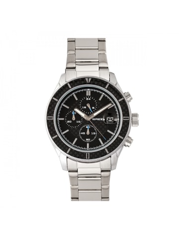 Breed Maverick Chronograph Armbanduhr mit Datumsanzeige in Silver