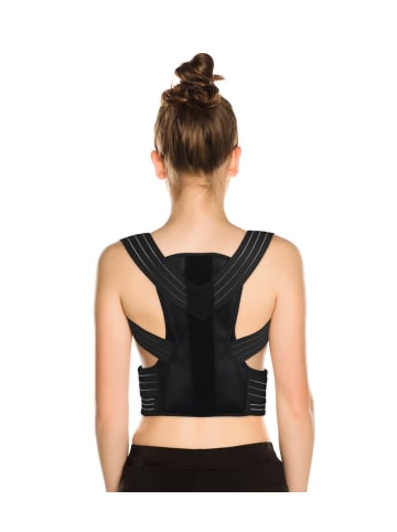 MAXXMEE Rückenkorrektor mit Gelpad 2in1 L/XL schwarz Schwarz