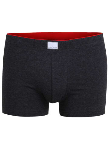 CECEBA Boxershorts 2er Pack in Anthrazit melange