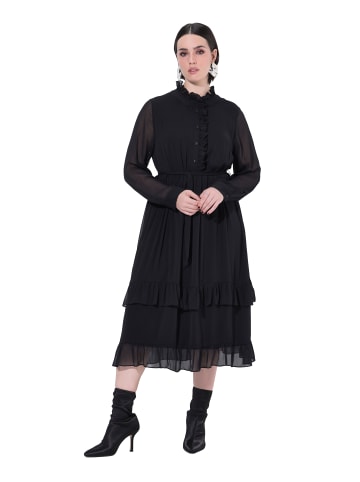 Ulla Popken Kleid in schwarz