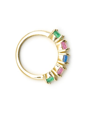 Luxenter Ring Akma 925er Sterlingsilber-Akma multicolored