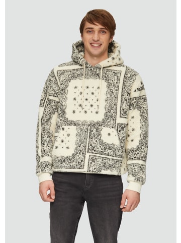 QS Sweatshirt Jacke langarm in Beige