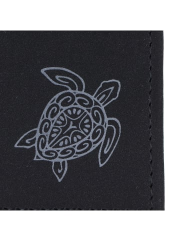 oxmox New Cryptan Geldbörse RFID Schutz 11 cm schwarz-turtle 2.0grey