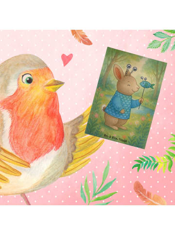 Mr. & Mrs. Panda Klappkarte Fische Astrologie Design ohne Spruch in Weiß