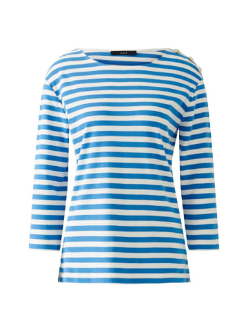 Oui T-Shirt SUNALA in offwhite blue