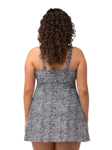 Ulla Popken Badeanzug in schwarz