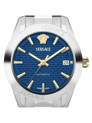 Versace Automatikuhr für Damen in blau