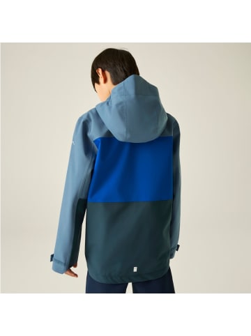 Regatta Outdoorjacke Kinder Wasserdicht mit versiegelten Nähten in Blau