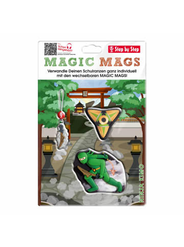 Step by Step MAGIC MAGS Ninja Kimo, Applikationen in Grün