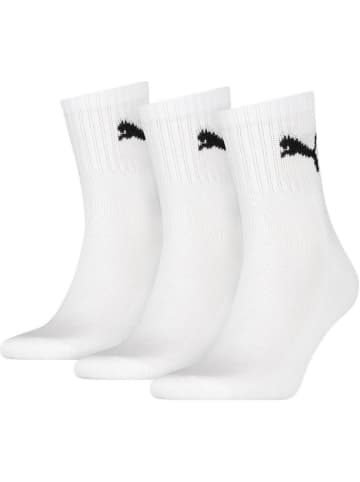 Puma Socken PUMA SHORT CREW 3P UNISEX in Weiß