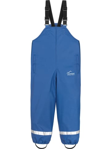 Normani Outdoor Sports Kinder Regenhose mit Hosenträgern Skjolden in Blau