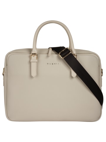 Bugatti Businesstasche ELLA SAFFIANO in beige