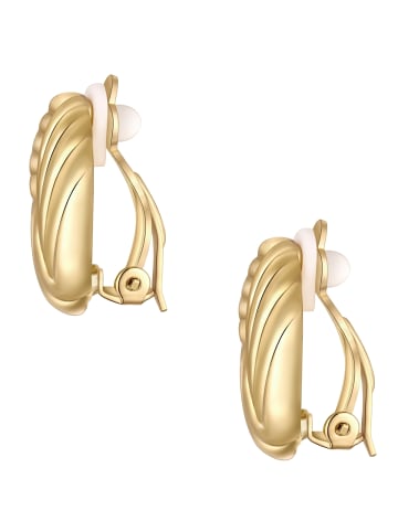 Yokoamii Ohrclips aus Metall-Legierung in gelbgold