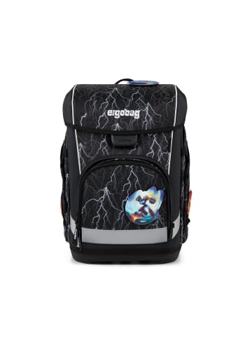 Ergobag Grundschulranzen-Set CUBO LIGHT "Super ReflektBär" 5-tlg. in Schwarz
