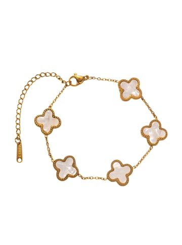 ENGELSINN Armband Kleeblatt in Gold