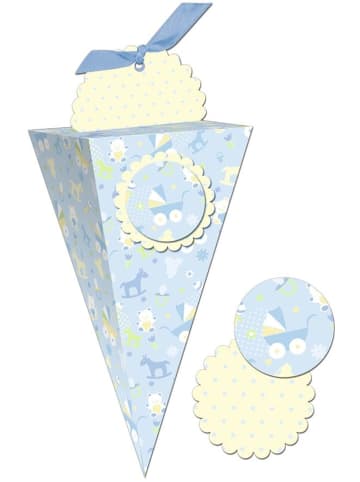 Buntpapierfabrik Ludwig Bähr Geschenkbox Chiara 7,5x20x7,5cm Packung mit 5 Stück Motiv: 08