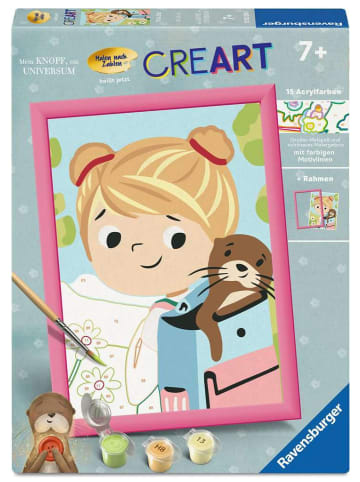 Ravensburger Kreativität CreArt, Malen nach Zahlen Kinder Mein Knopf, ein Universum. - Tilli & Otti Ab 7 Jahre in bunt
