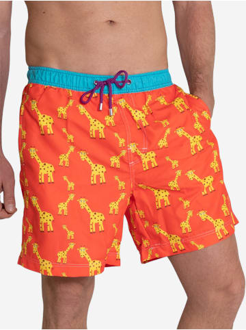 Unabux Badehose WATER GIRAFFE in mehrfarbig