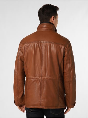 Nils Sundström Lederjacke in cognac