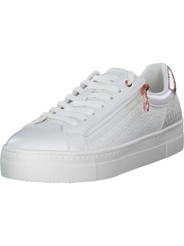 Tamaris Schnürschuhe in white/rose gold