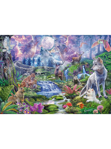 Schmidt Spiele Wildtiere im Mondschein. 1.000 Teile | Erwachsenenpuzzle Steve Sundram -...