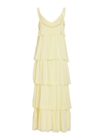 Vila Maxikleid in Pastel Yellow