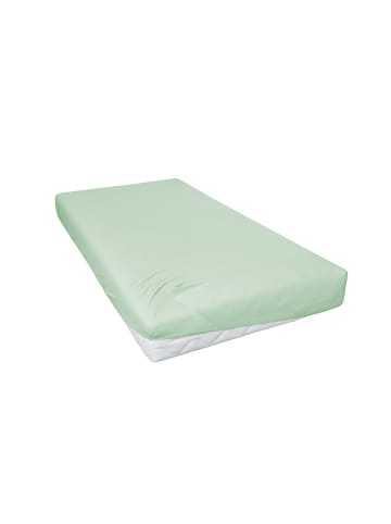 Hahn H.G. Hahn Spannbetttuch Primera Jersey in eukalyptus