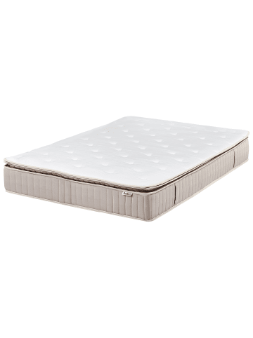Beliani Matratze DAYDREAM in Weiß/Beige - (W) 120 x (H) 25 x (L) 200 cm