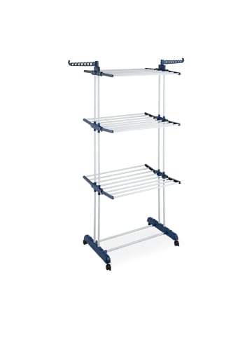 relaxdays Wäscheständer - (B)126 x (H)179 x (T)63,5 cm